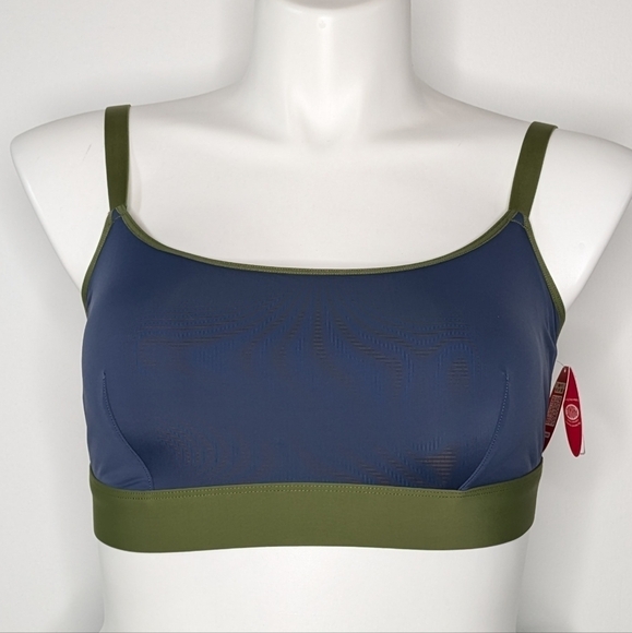 ✨3/$15 NWT Parade blue green unpadded bralette S2 - Picture 1 of 7